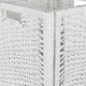 BRANÄS Biały, pleciony kosz do przechowywania, pudełko 32x34x32 cm IKEA