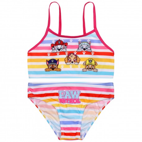 Psi Patrol Dwuczęściowy strój kąpielowy, dziewczęcy kostium kąpielowy, kolorowy