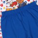 Psi Patrol Marshall Chase Chłopięca piżama na ramiączkach, biało-niebieska letnia piżama