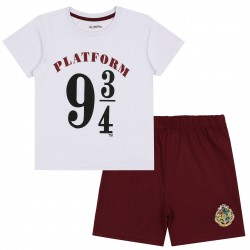 Harry Potter Platforma 9 3/4 Chłopięca piżama, letnia piżama dla chłopca