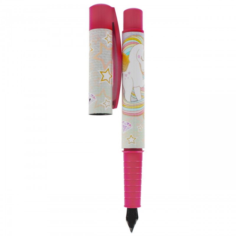 Stylo plume à cartouche encre licorne