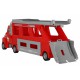 Czerwone auto ciężarowe/laweta z akcesoriami, 3+ MEGA CREATIVE