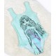 Kraina Lodu Elsa Dziewczęcy strój kąpielowy, miętowy strój kąpielowy