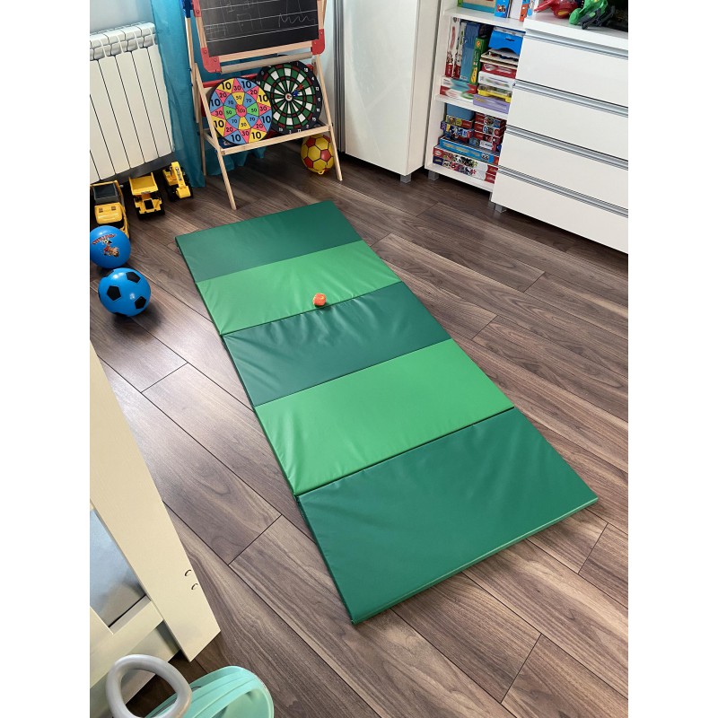 IKEA PLUFSIG gimnasio plegable / fitness / colchoneta para niños verde 185  x 78