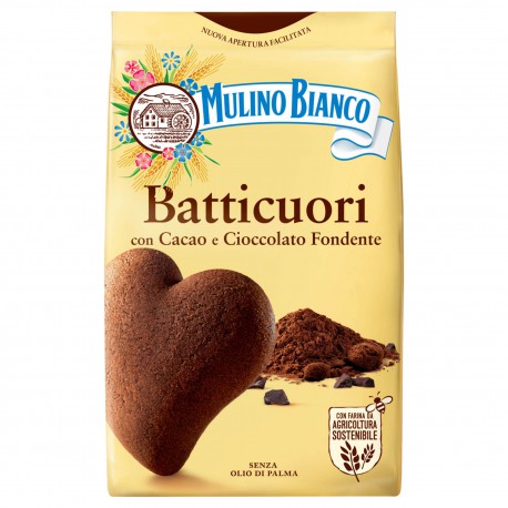 MULINO BIANCO Batticuori Włoskie kruche ciastka kakaowe 350g