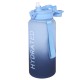 Niebieska, plastikowa butelka/bidon z ustnikiem 2,3 l