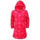 Red Housecoat/Dressing Gown with Reindeers Pattern PRIMARK