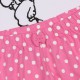 Snoopy Fistaszki Biało-różowa piżama dziewczęca, piżama na króki rękaw