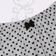 Snoopy Fistaszki Dziewczęca piżama na krótki rękaw, biało-szara piżama