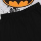 Batman Szaro-czarna piżama chłopięca na krótki rękaw, letnia piżama