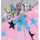 Grey Top &amp; Pink Shorts Pyjama Set For Ladies PARTY ANIMALS  Love To Lounge
