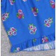 Pijama azul de flores