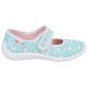 LEMIGO Light blue slippers, preschool shoes for girls,  velcro slippers