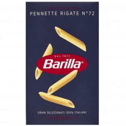 BARILLA Pennette Rigate - Włoski makaron rurki, makaron penne 500g