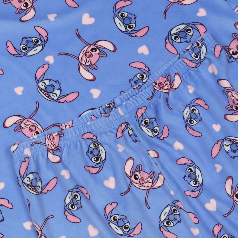 Pyjama 2 pièces print Stitch & Angel Disney pour fille