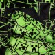 Minecraft Czarno-zielona, dziecięca bluza/szlafrok/koc z kapturem, snuddie
