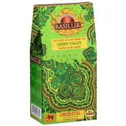 BASILUR- Green Valley Zielona herbata cejlońska wysokogórska, 100 g