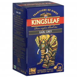 KINGSLEAF- Czarna herbata cejlońska z dodatkiem aromatu bergamotki, 50x2g