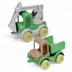 RePlay Kid Cars wywrotka i koparka, zestaw zabawek z recyklingu