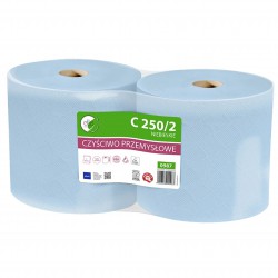 ELLIS Ecoline Wytrzymałe, dwuwarstwowe czyściwo celulozowe, niebieski ręcznik papierowy