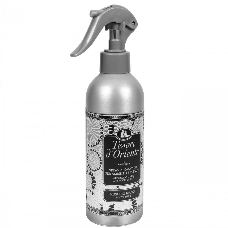 Tesori d'Oriente Muschio Bianco Air Freshener Spray 250 ml - Sarcia