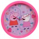 Świnka Peppa Różowy zegar ścienny analogowy 25 cm
