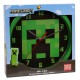 Minecraft Zielony zegar ścienny analogowy 25 cm