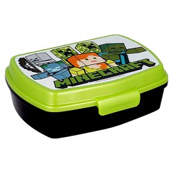Minecraft Creeper, Zielono-czarna śniadaniówka, lunchbox
