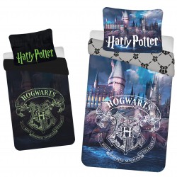 Harry Potter HOGWARTS bawełniana pościel, pościel świecąca w ciemności 140cm x 200cm OEKO-TEX