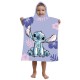 DISNEY Stitch Dziecięcy ręcznik, poncho z kapturem 50x115 cm