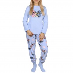 Stitch i Andzia Disney Zestaw prezentowy: damska piżama + skarpetki, piżama z długimi spodniami