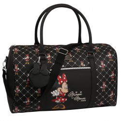 Myszka Minnie Disney Czarna torba podróżna 45x28x19cm