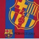 FC Barcelona Granatowo-bordowy komplet bawełnianej pościeli 140x200cm, OEKO-TEX