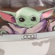 Star Wars Baby Yoda- Beżowa, pojemna kosmetyczna podróżna