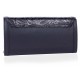 Black Clutch Bag/Purse With Flowers
