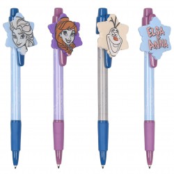 Disney Kraina Lodu- Zestaw 4 długopisów z czarnym tuszem