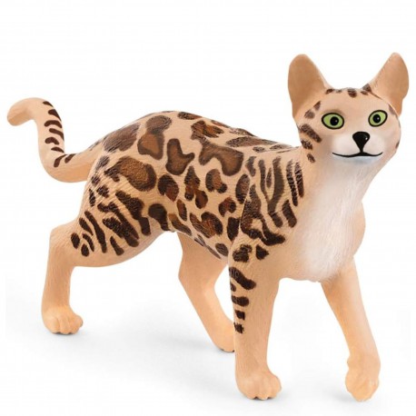 Schleich Farm World - Gatto del Bengala, statuetta per bambini 3+