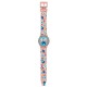 Stitch Disney Łososiowy zegarek dla dziewczynki, zegarek cyfrowy
