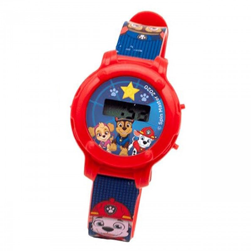 Paw Patrol Orologio rosso- blu in un salvadanaio - Sarcia