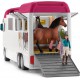 Schleich Horse Club - Samochód do transportu koni, transporter koni + akcesoria 5+