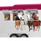 Schleich Horse Club - Camion de transport de chevaux, transporteur de chevaux + accessoires 5+