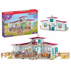 Schleich Horse Club - Centre équestre Lakeside + accessoires, ensemble de figurines pour enfants à partir de 5 ans