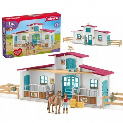 Schleich Horse Club - Centre équestre de base + accessoires, ensemble de figurines pour enfants 5+