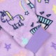 Świnka Peppa Fioletowa, polarowa piżama jednoczęściowa, dziecięce onesie z kapturem, OEKO-TEX