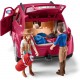 Schleich Horse Club - Voiture avec remorque pour chevaux, ensemble de figurines pour enfants de 5 ans et plus