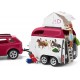 Schleich Horse Club - Voiture avec remorque pour chevaux, ensemble de figurines pour enfants de 5 ans et plus