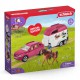 Schleich Horse Club - Voiture avec remorque pour chevaux, figurines pour enfants de 5 ans et plus