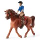 Schleich Horse Club - Voiture avec remorque pour chevaux, figurines pour enfants de 5 ans et plus