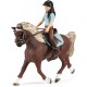 Schleich Horse Club - Myjnia dla koni Emily i Luna, figurki dla dzieci 5+