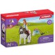 Schleich Horse Club - figurka Mia i Spotty kucyk, zestaw figurek dla dzieci 5+